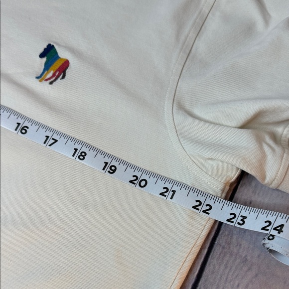 Paul Smith Unicorn Embroidered White Polo Shirt XL - Picture 4 of 7